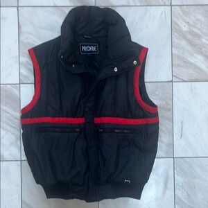 Black and Red Vest